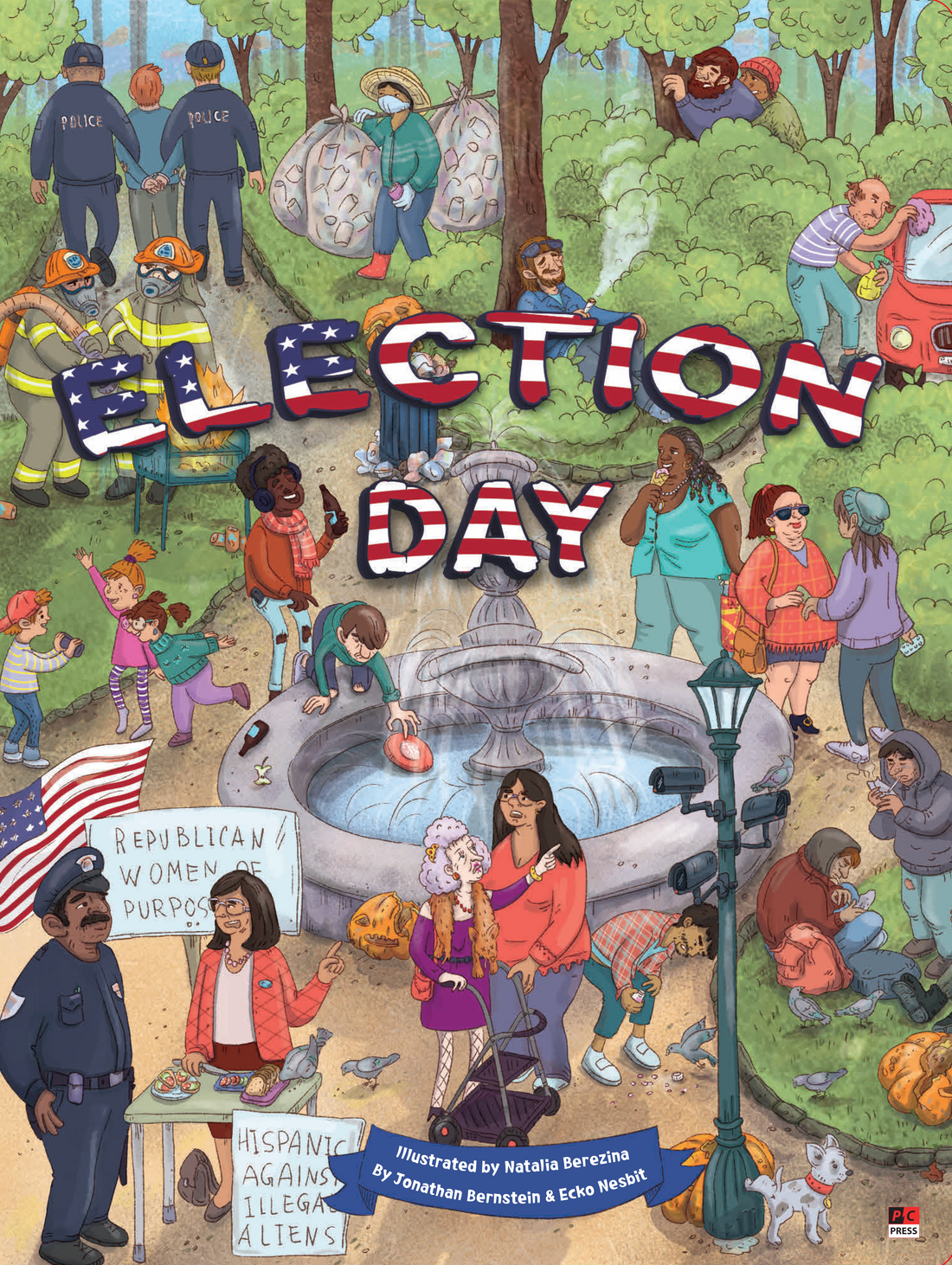 Election Day Anxiety Graphic Novel
